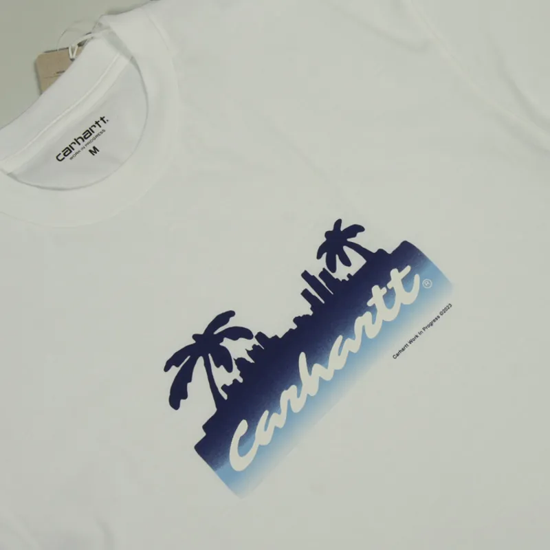 Carhartt WIP Palm Script T-Shirt - White-1
